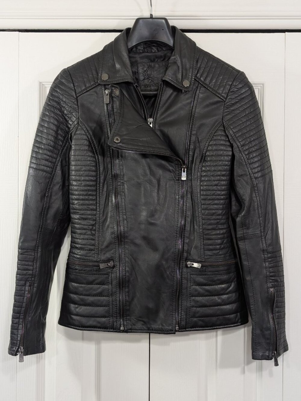 Bod & Christensen Black Leather Jacket